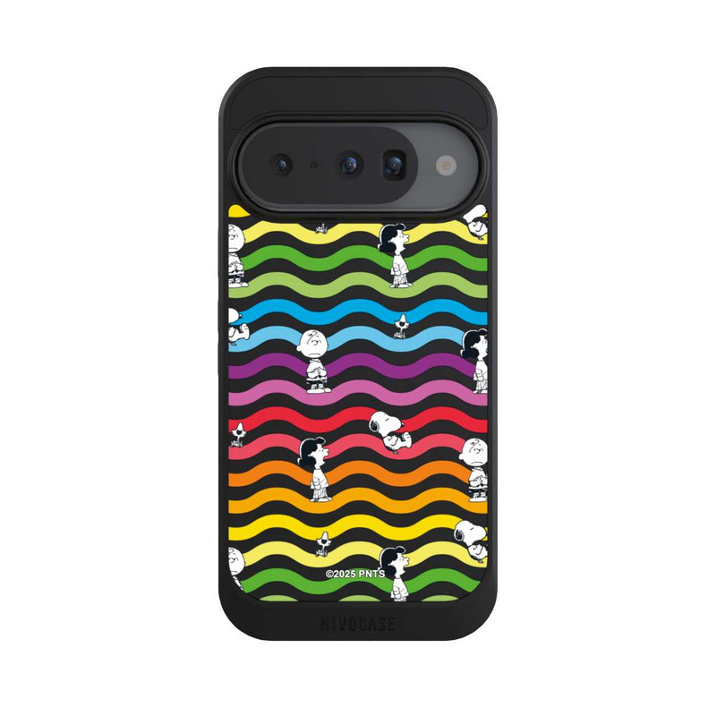 Pixel 10 NIVOcore Snoopy Pattern Rainbow Transparent