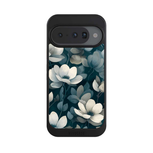 Google Pixel 10 NIVOcore Petrolfarbene Negativblumen mit KI