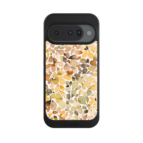 Google Pixel 10 NIVOcore Eucalyptus Watercolor Leaves Brown Autumn
