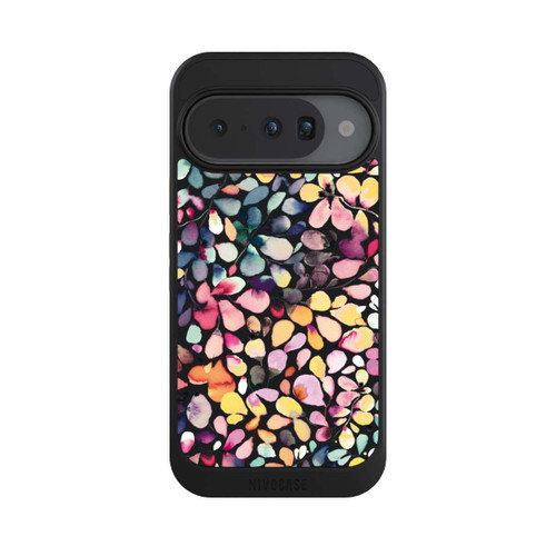 Google Pixel 10 NIVOcore Eucalyptus Watercolor Leaves Black