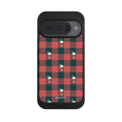Google Pixel 10 NIVOcore Peanuts Red Tartan Pattern