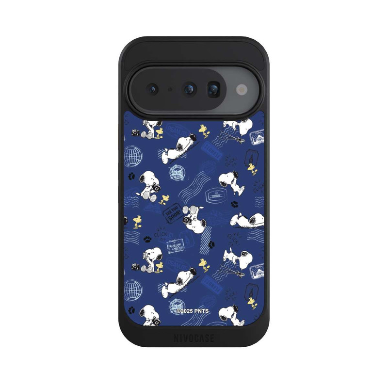 Pixel 10 NIVOcore Peanuts Travel Stamps Pattern Blue