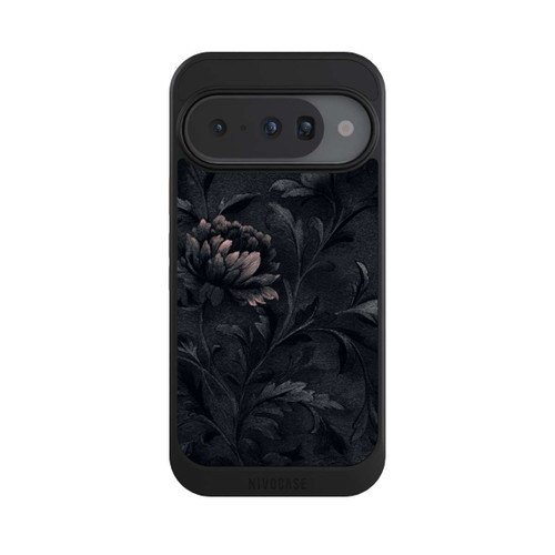 Google Pixel 10 NIVOcore Dunkles Blumenmuster Vintage