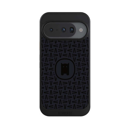 Google Pixel 10 NIVOcore Nivocase Muster Schwarz Grau