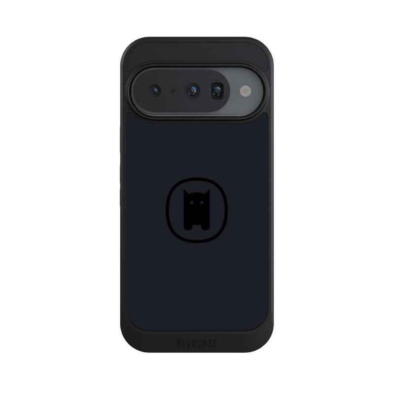 Pixel 10 NIVOcore Nivocase Logo Gross Schwarz Grau 