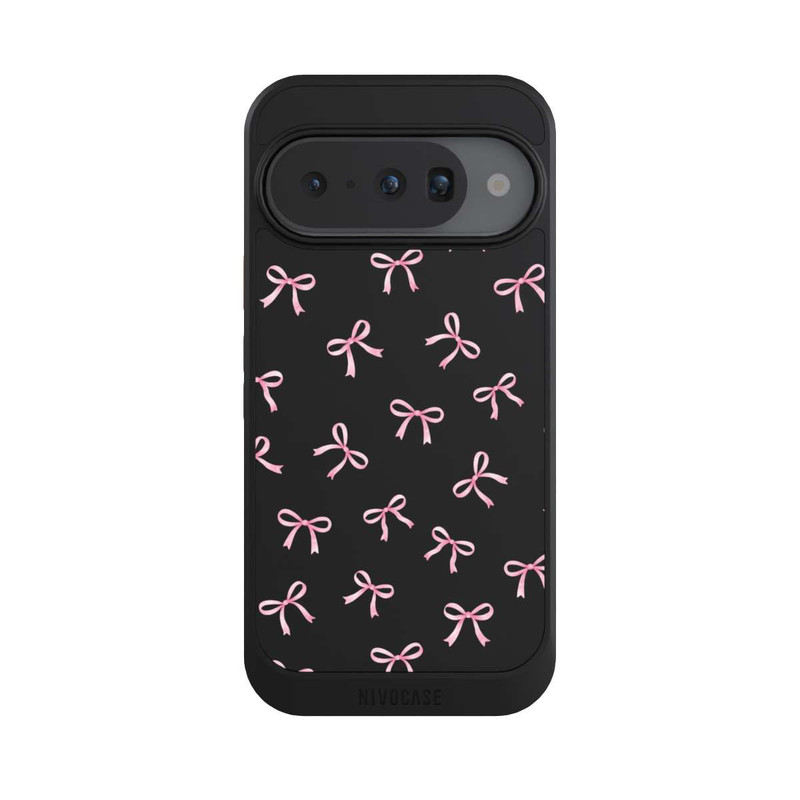 Pixel 10 NIVOcore Pink Bows transparent with AI