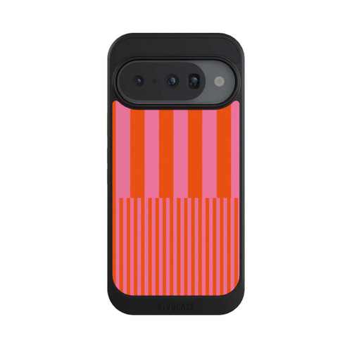 Google Pixel 10 NIVOcore Striped Pattern Pink Red