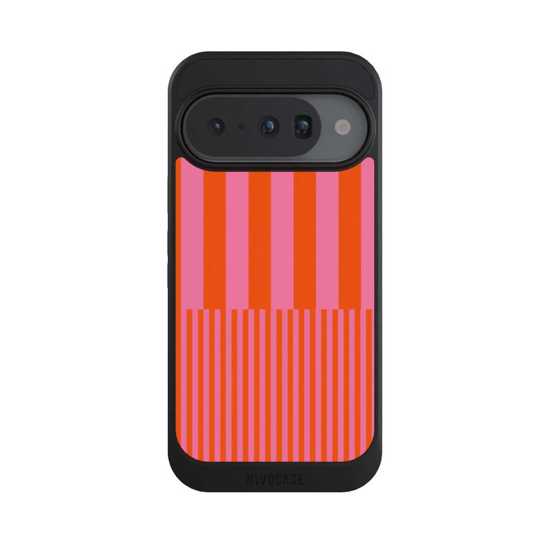 Pixel 10 NIVOcore Striped Pattern Pink Red