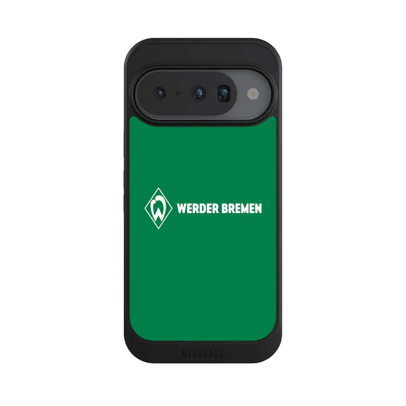 Pixel 10 NIVOcore Werder Bremen Schriftzug Raute Grün
