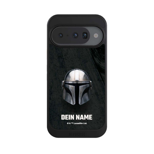 Google Pixel 10 NIVOcore Star Wars Mandalorian Black Helmet Personalisierbar