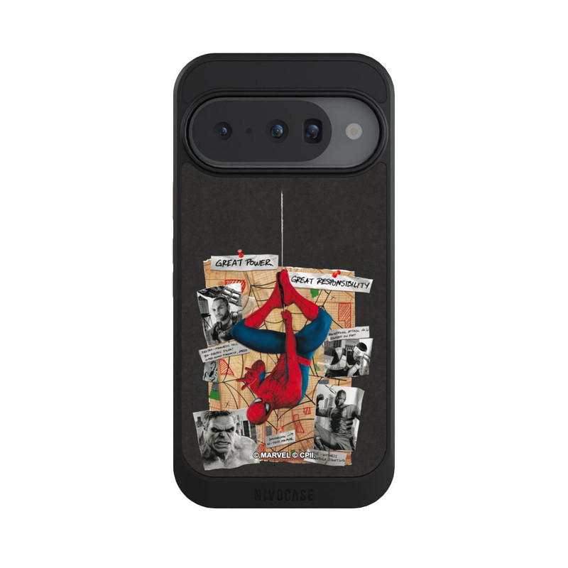 Pixel 10 NIVOcore Spider-Man Tableau d'enquête