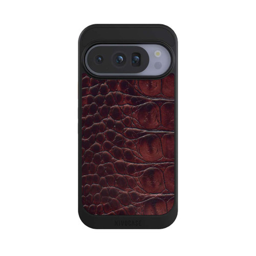 Google Pixel 10 Pro NIVOcore Cuir de Crocodile