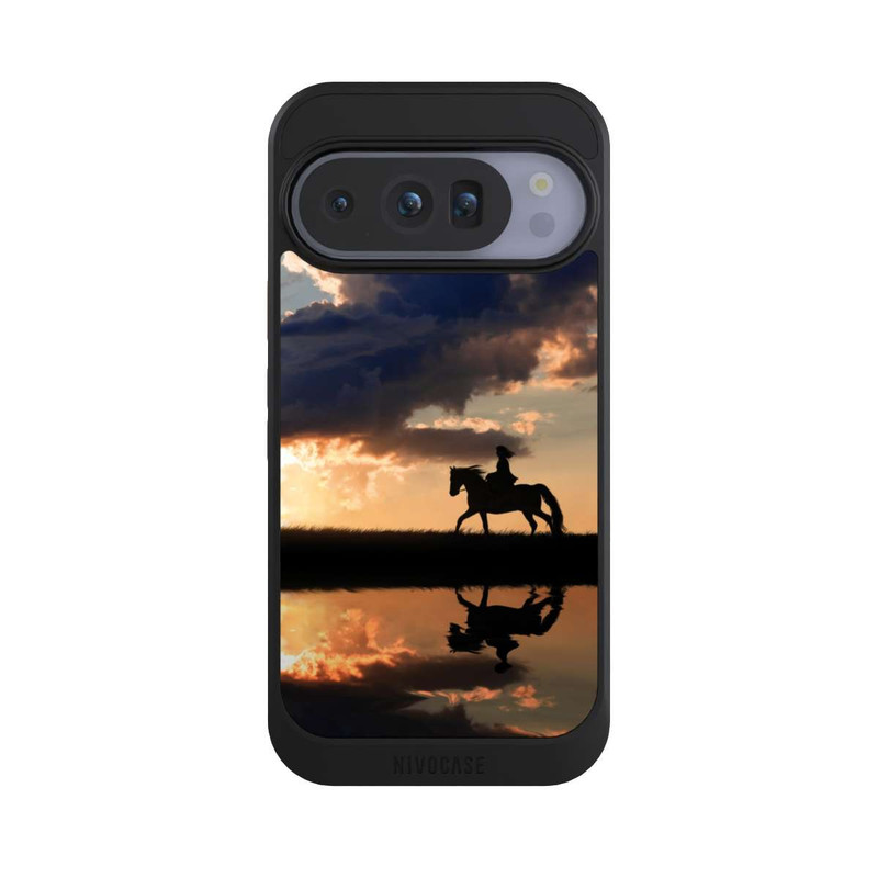 Pixel 10 Pro NIVOcore Ausritt im Sonnenuntergang