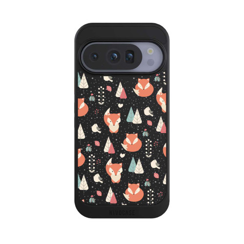 Google Pixel 10 Pro NIVOcore Motif Renards sans Fond