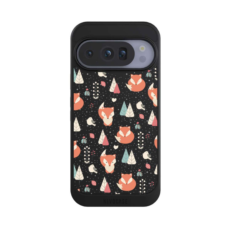Pixel 10 Pro NIVOcore Motif Renards sans Fond
