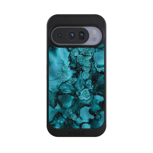 Google Pixel 10 Pro NIVOcore  Blauer Glitzerlook