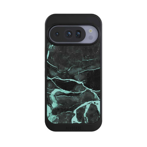 Google Pixel 10 Pro NIVOcore Grauer und blauer Marmor
