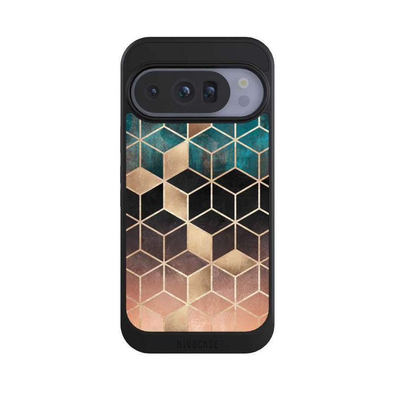 Pixel 10 Pro NIVOcore Ombre Traum Würfel Gold Druck
