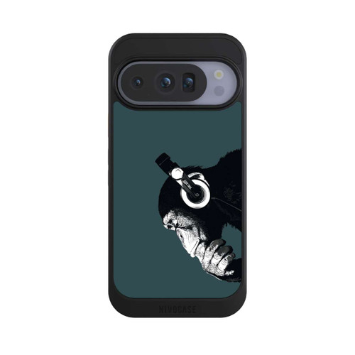 Google Pixel 10 Pro NIVOcore Denkender Affe Blau