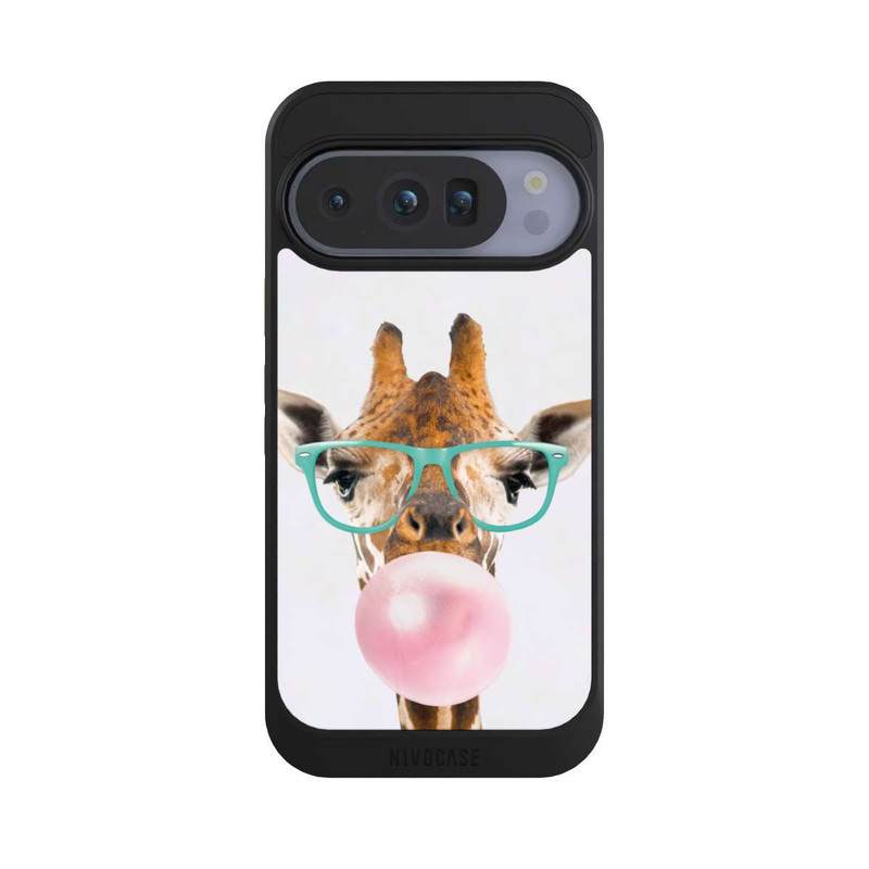 Pixel 10 Pro NIVOcore Giraffe mit Kaugummi