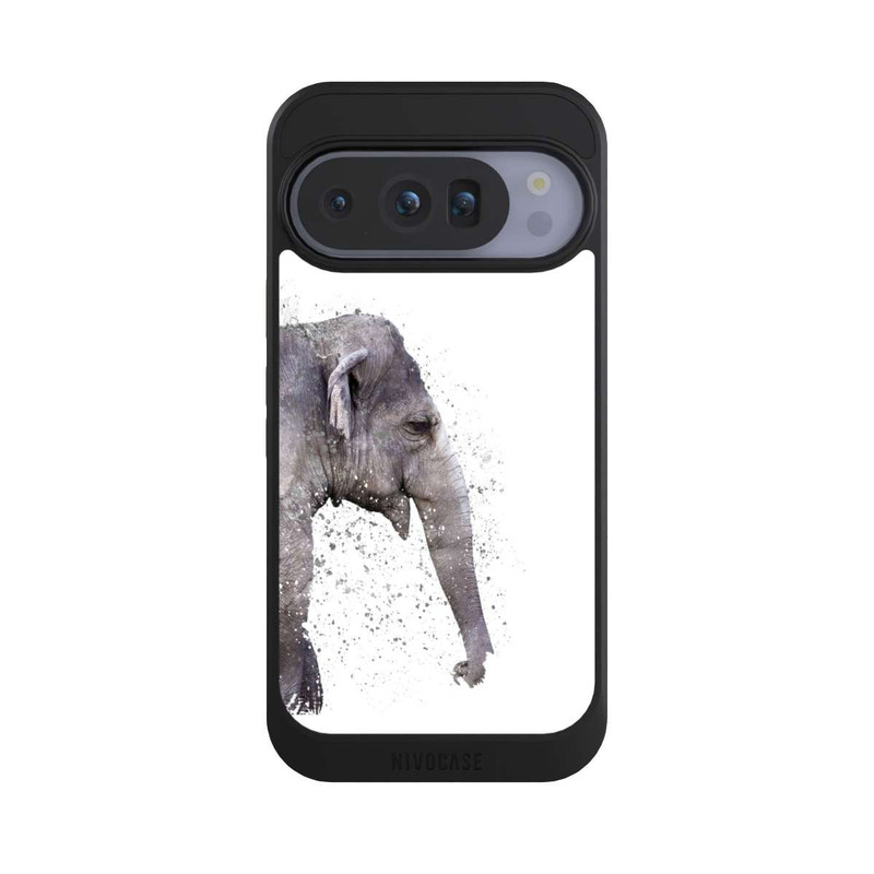 Pixel 10 Pro NIVOcore Elefantenporträt