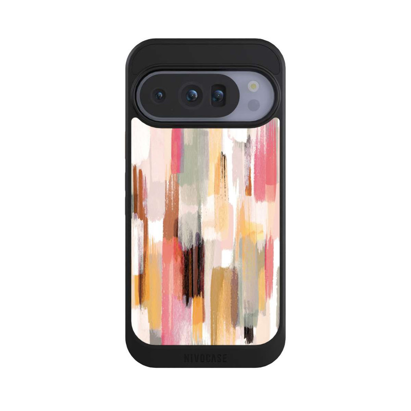 Pixel 10 Pro NIVOcore Abstrakte Pinselstriche Herbsttöne