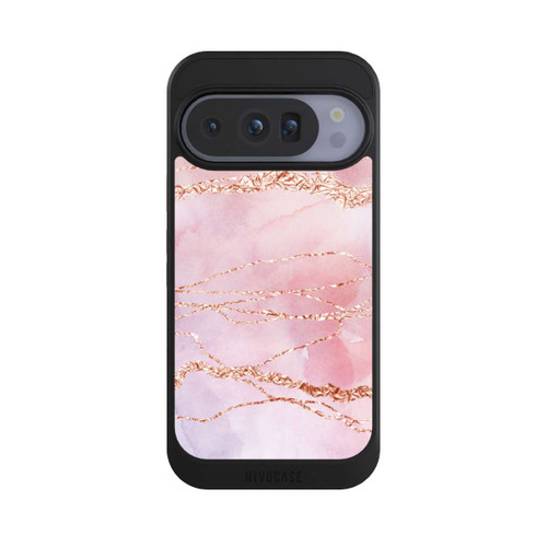 Google Pixel 10 Pro NIVOcore Glitzer Look Pink Mädchen Marmor