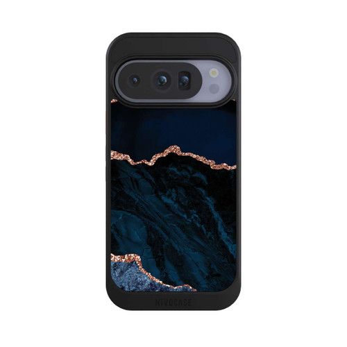 Google Pixel 10 Pro NIVOcore Nacht Blau Marmor Landschaft