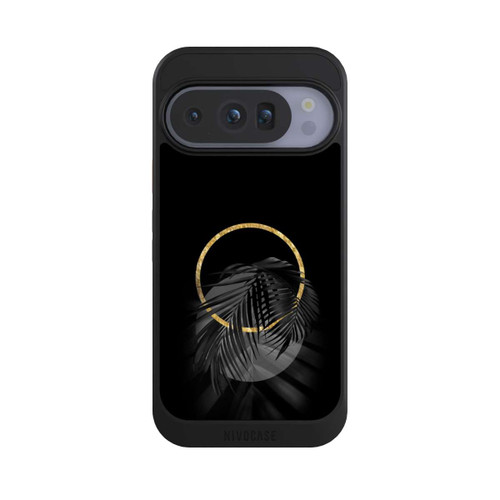 Google Pixel 10 Pro NIVOcore tropische Blätter schwarz
