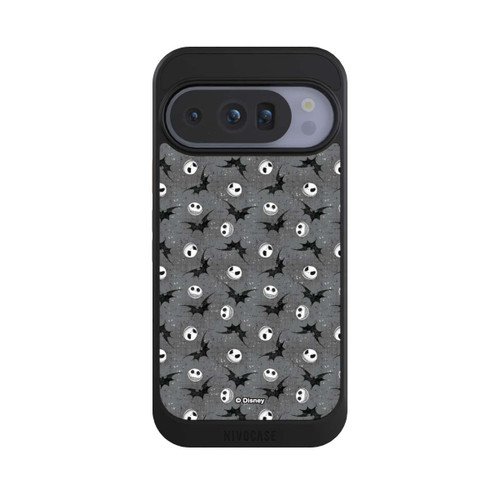 Google Pixel 10 Pro NIVOcore Jack Grey Pattern Tim Burtons Nightmare before Christmas