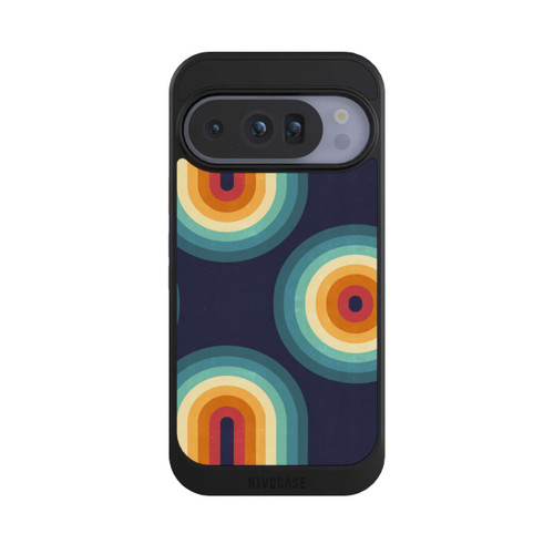 Google Pixel 10 Pro NIVOcore Double Rainbow on Blue