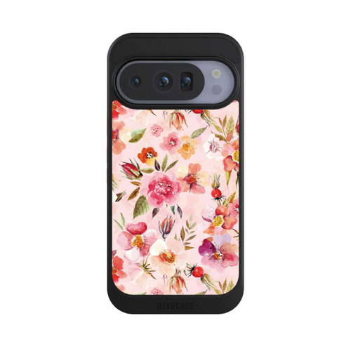 Google Pixel 10 Pro NIVOcore Hagebuttentapete Rosa Frühling