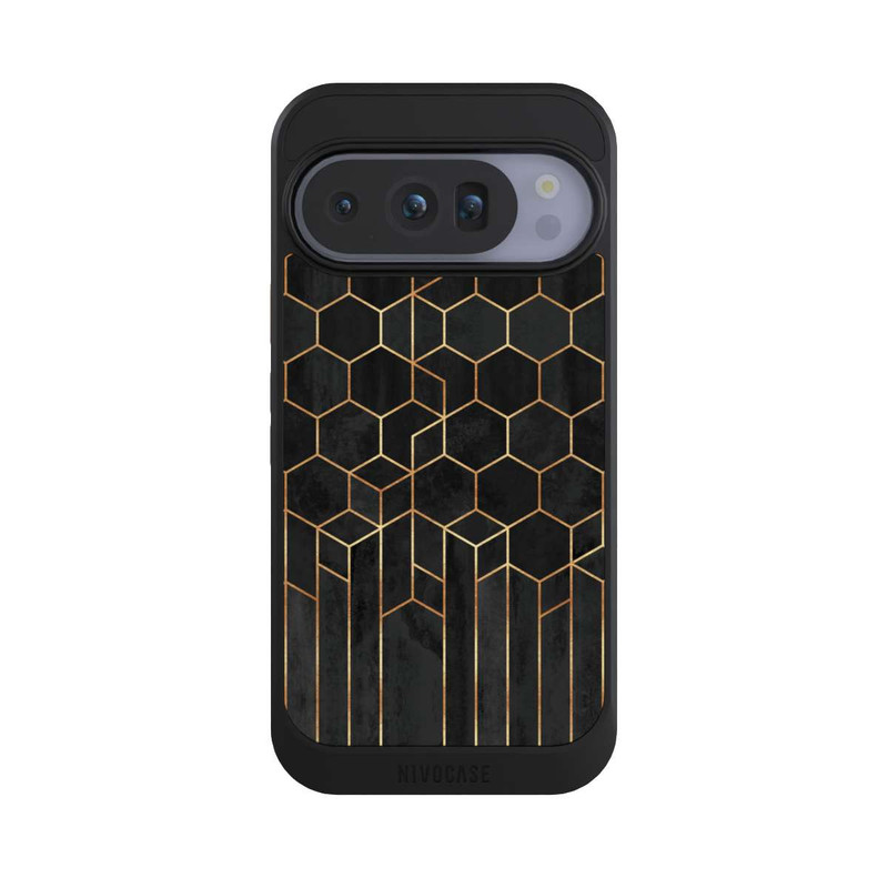 Pixel 10 Pro NIVOcore Schwarze Sechsecke