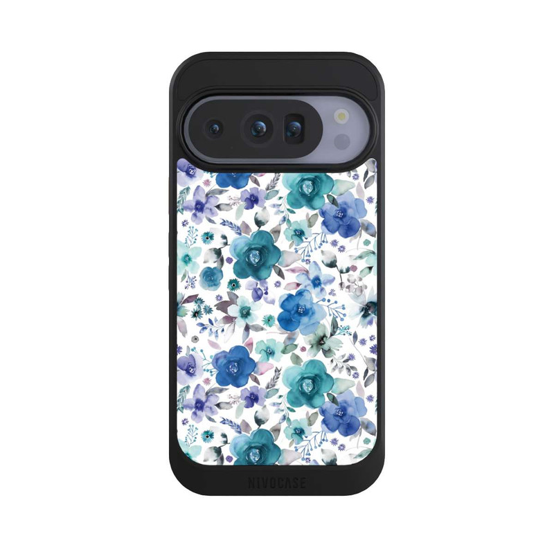 Pixel 10 Pro NIVOcore Winterblumensträuße Blau