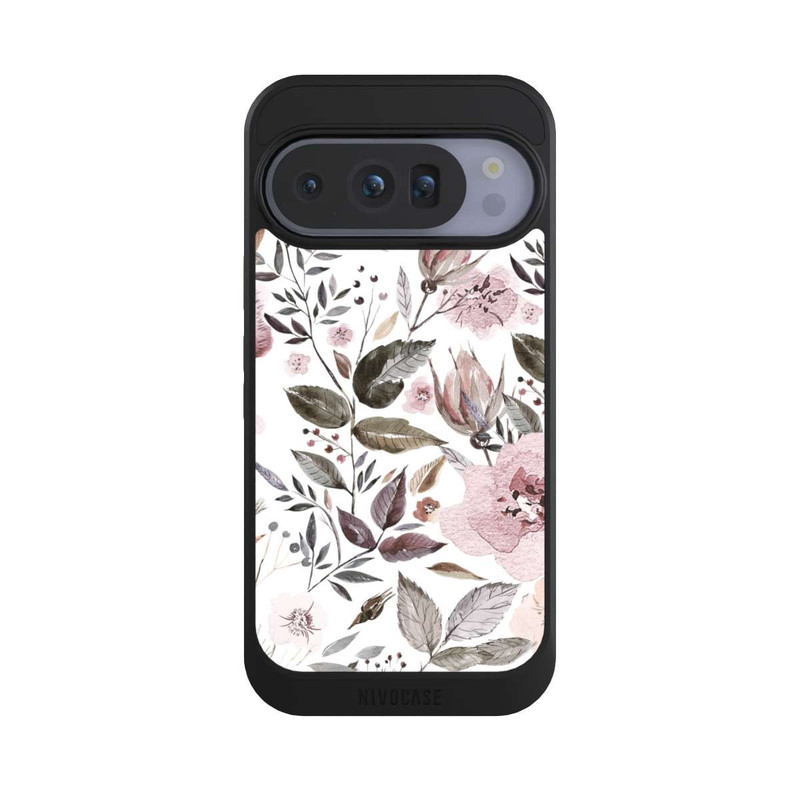 Pixel 10 Pro NIVOcore Aquarell braune Rosenblüten