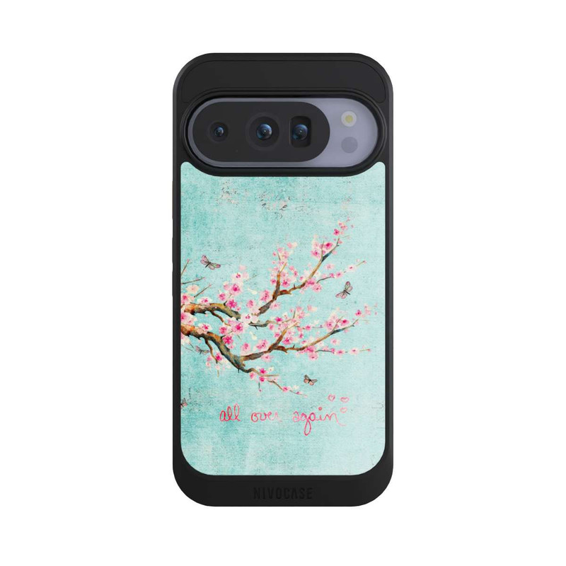 Pixel 10 Pro NIVOcore Kirschblütenbaummuster Blau