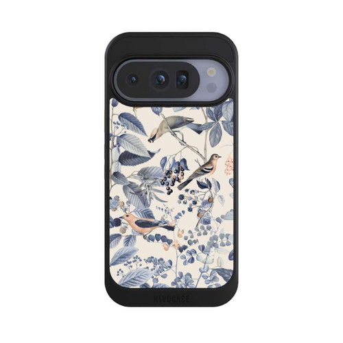 Google Pixel 10 Pro NIVOcore Oiseaux Et Baies en Beige