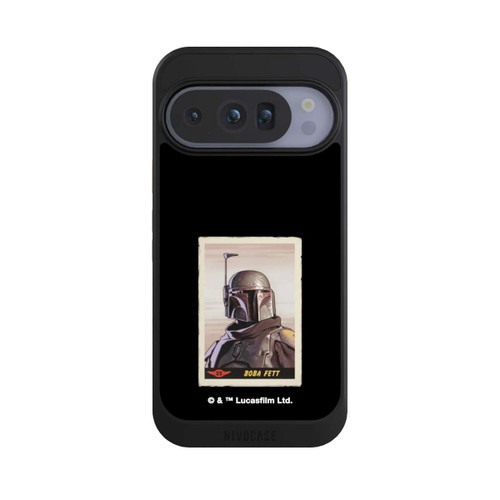 Google Pixel 10 Pro NIVOcore Boba Fett Badges Schwarzer Hintergrund