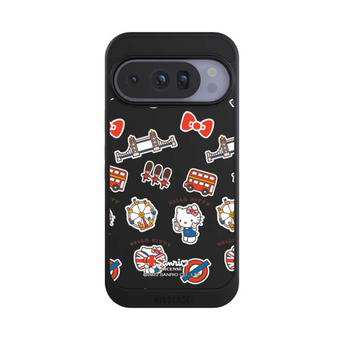Google Pixel 10 Pro NIVOcore Hello Kitty Londoner Abzeichen Transparent
