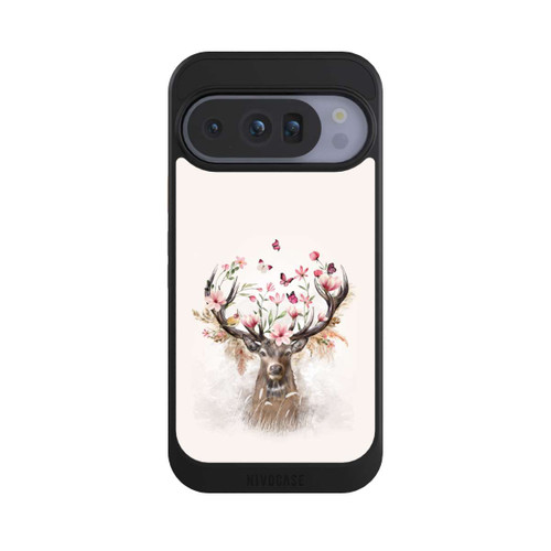 Google Pixel 10 Pro NIVOcore Hirsch Blumen Geweih