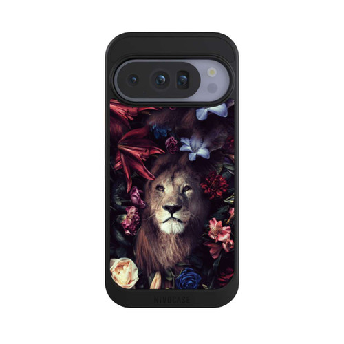Google Pixel 10 Pro NIVOcore Löwe Blumenrahmen
