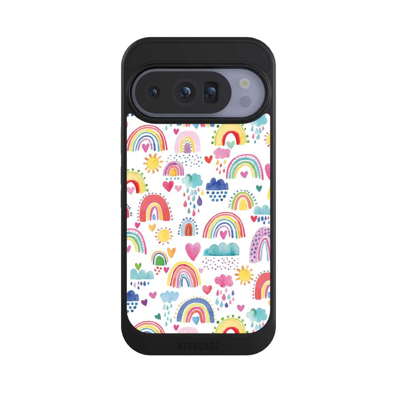 Pixel 10 Pro NIVOcore Schöne Regenbogen-Multi-Rot