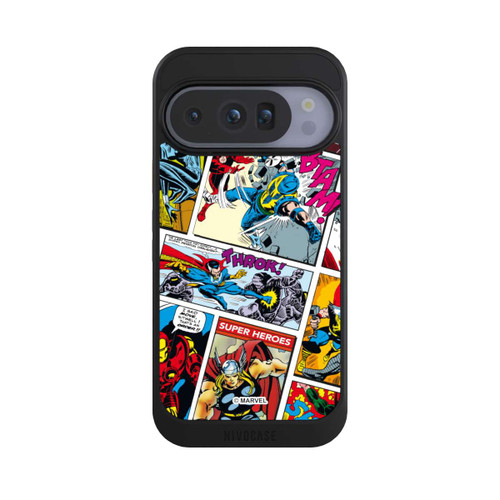 Google Pixel 10 Pro NIVOcore Marvel Retro Comic Blue