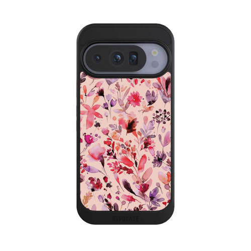 Google Pixel 10 Pro NIVOcore Künstlerische Blumen Viva Magenta