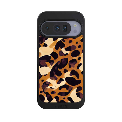 Google Pixel 10 Pro NIVOcore motif lion marron clair