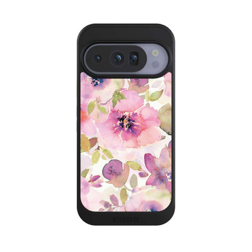 Google Pixel 10 Pro NIVOcore Tapete mit rosa Blumen