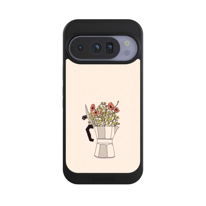 Pixel 10 Pro NIVOcore Moka Blumen