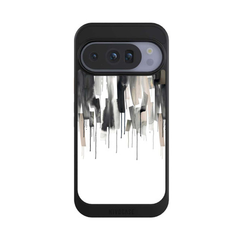 Google Pixel 10 Pro NIVOcore Watery Stripes Japandi Black