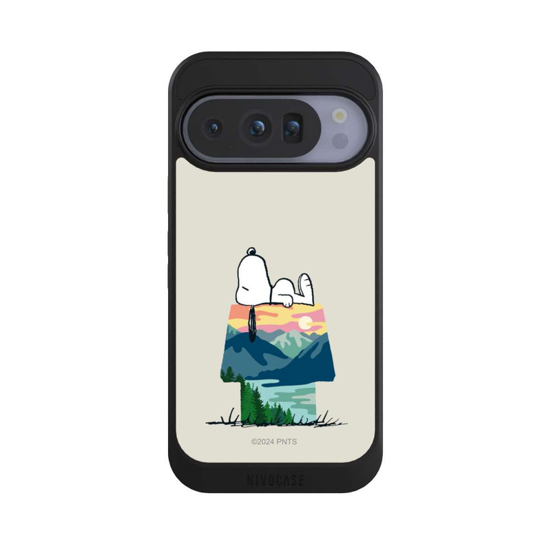 Pixel 10 Pro NIVOcore Snoopy Camping Hütte