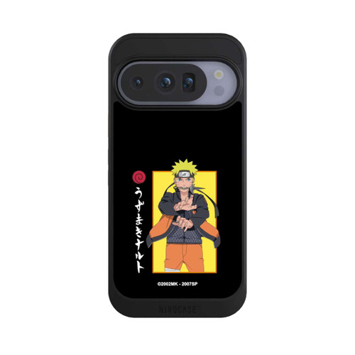 Google Pixel 10 Pro NIVOcore Naruto Kampfposition Schwarz